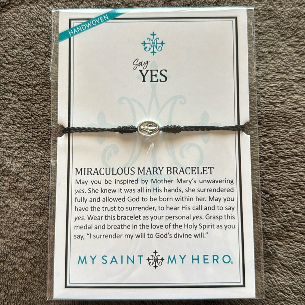 My Saint my hero bracelet. Brand new. Never used